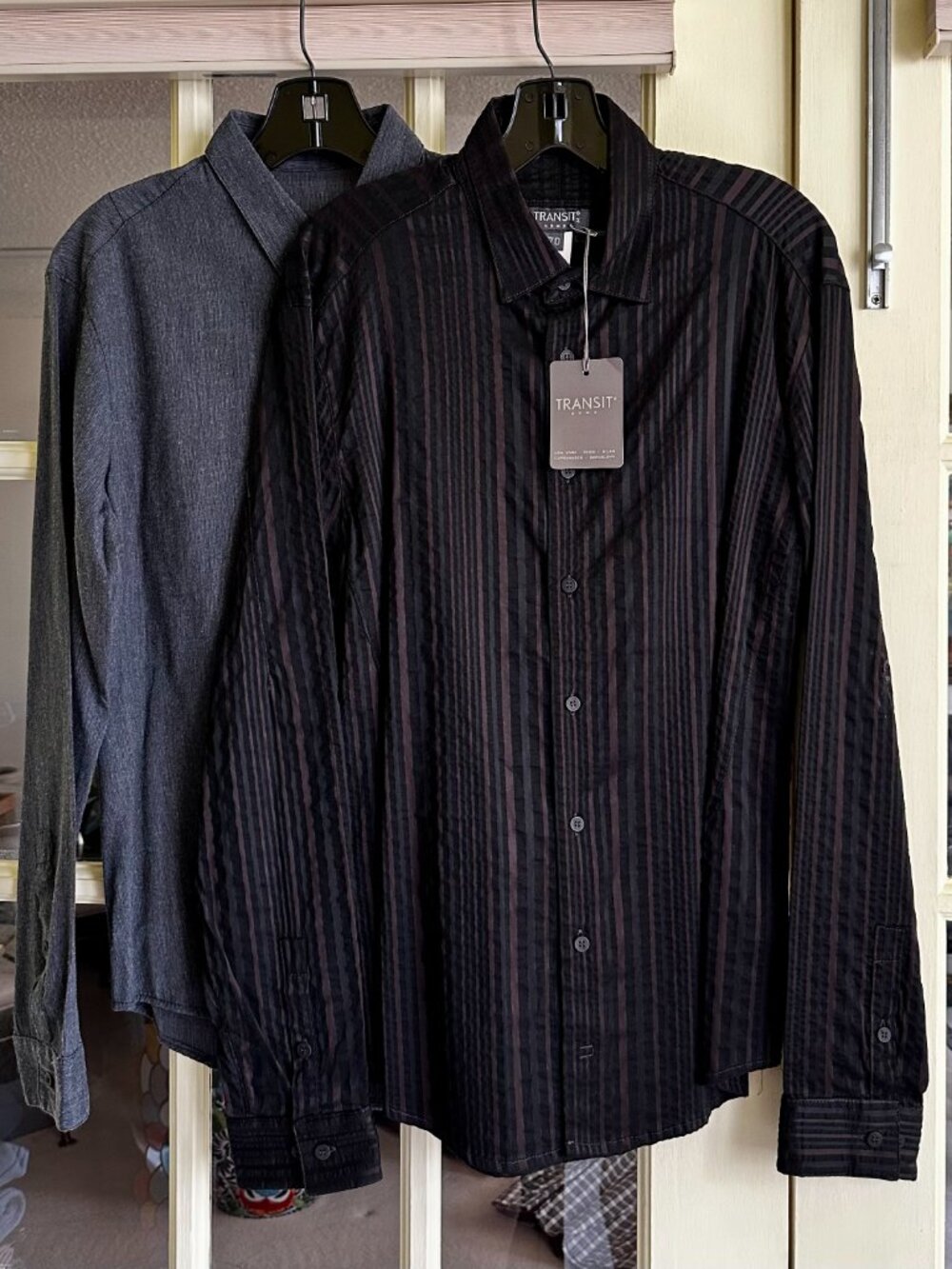 6 (Six) Made in Italy HIGH-END Designer LONG SLEEVE Men's SHIRTS Size S/M
